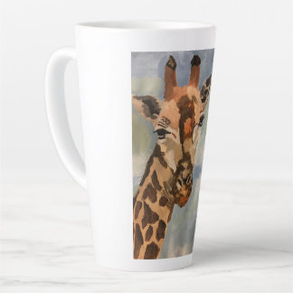 Girafa na caneca latina