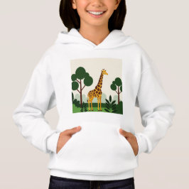 Girafa na floresta