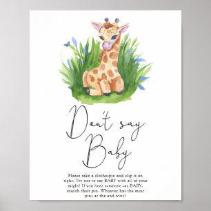 Girafa - Não diga bebê Poster