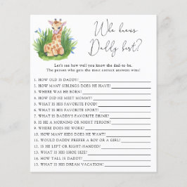 Girafa - Quem sabe melhor o PAI