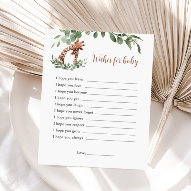 Girafa quer um jogo de bebês (Criador carregado)