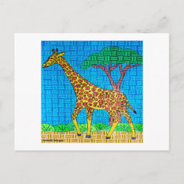 Girafa (único) - Cartão postal
