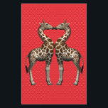 Girafas Apaixonadas<br><div class="desc">adoráveis casais bonitinhos beijando um ao outro</div>