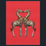 Girafas Apaixonadas<br><div class="desc">adoráveis casais bonitinhos beijando um ao outro</div>