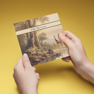 Girafas botânicas, personalizáveis