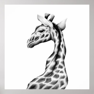 Giraffe Art Impressão Modern
