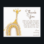 Giraffe Cartões de agradecimentos<br><div class="desc">Cartões de agradecimentos de Girafa Moderno</div>