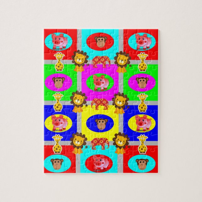 Giraffe Decorative Quebra-cabeça (Vertical)