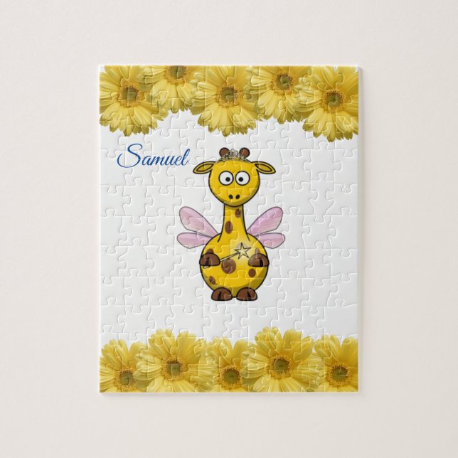 Giraffe Decorative Quebra-cabeça (Vertical)