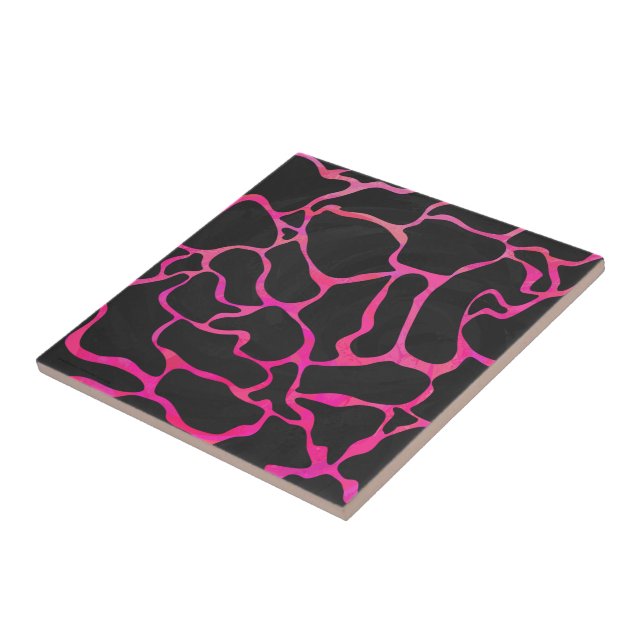 Giraffe Hot Pink e Impressão preto (Lateral)
