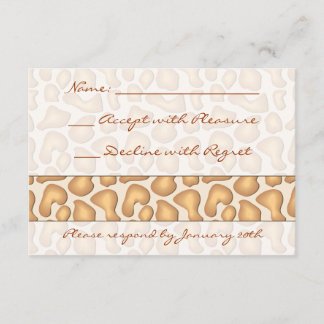 Giraffe Impressão RSVP