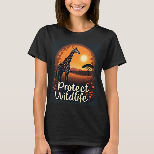 Giraffe of the Savanna Tank Top (Frente)
