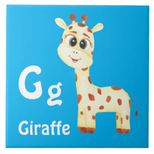 Giraffe personaliza ABC: Carta G - Adicionar seu n
