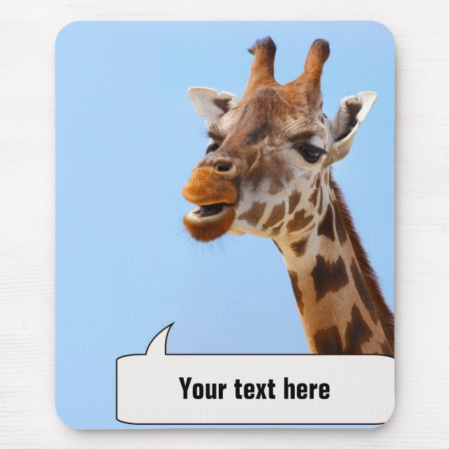 Giraffe Portrait mousepad (Frente)