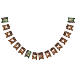 Giraffe & Skin Impressão Parabéns Bandeira