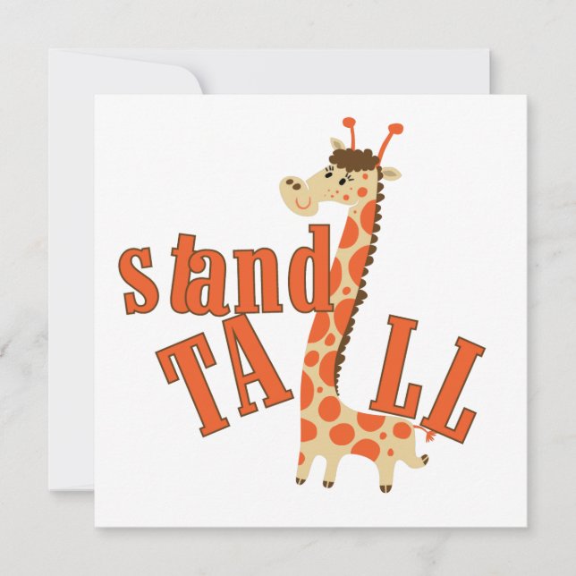 Giraffe Stand Tall (Frente)