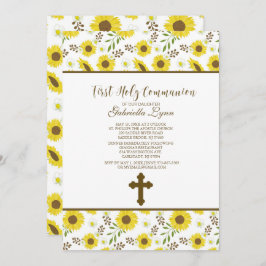 Girassóis Amarelos Primeiro Convite Comunitário Sa