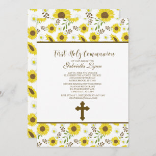 Girassóis Amarelos Primeiro Convite Comunitário Sa