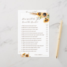 Girassóis como você conhece bem o jogo da noiva