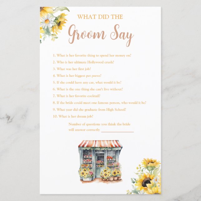 Girassóis Ela está fora do mercado O que o noivo d (Frente)