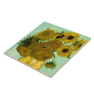 Girassóis em um vaso (F456) Van Gogh Fine Art