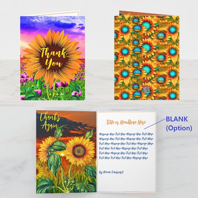 Girassóis Estéticos (Mensagens de Agradecimento Di (Aesthetic Thank You Card
Sunflower Thank You Card
Groovy Thanks Message Card
Cute Floral Card
)