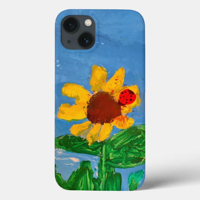 Girassol "Arte por Crianças" (Verso)