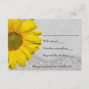 Girassol cinzento amarelo RSVP do vintage