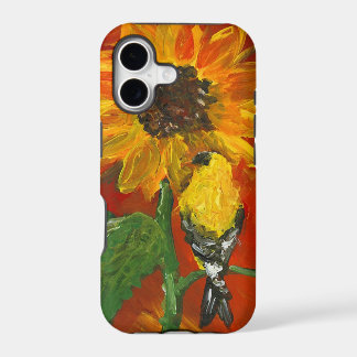 Girassol com Goldfinch