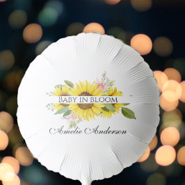 Girassol Cores de Água Rosa Chá de fraldas Floral