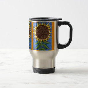Girassol gigante - caneca de viagem