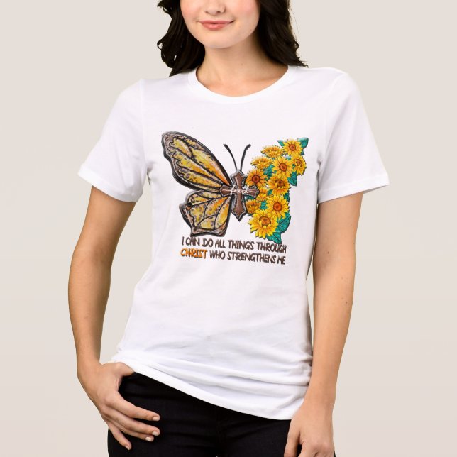 Girassol Inspirado/Cruz/Borboleta (Frente)
