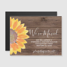 Girassol, movemos cartão de lançamento magnético