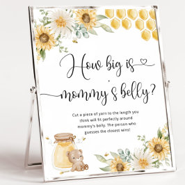 Girassol, o tamanho do poster de caça de ventre de