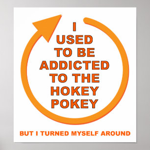 Gire ao redor o poster engraçado do Pokey de Hoke
