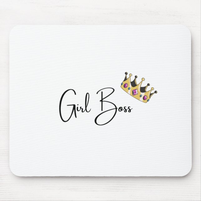 Girl Boss Mousepad (Frente)