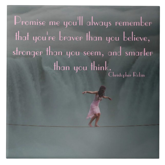 GIRL ON A TIGHTROPE TILE (Frente)