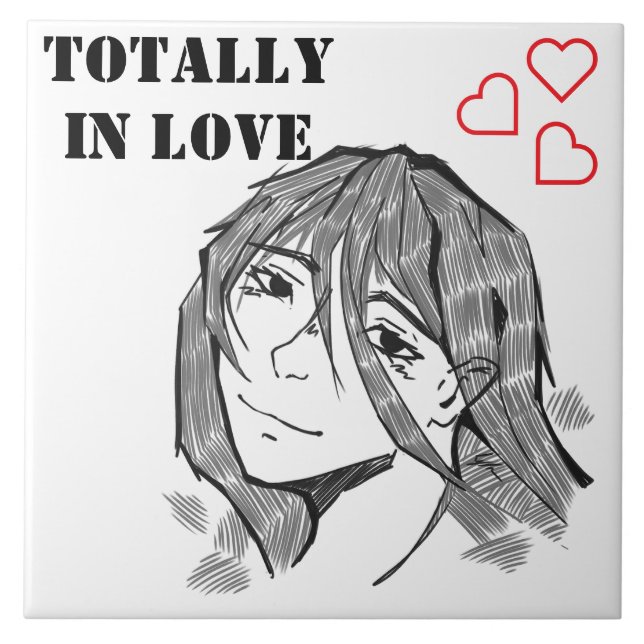 Girl totally in love lineart  (Frente)