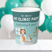 Girl Veterinarian Animal Hospital Kids' Birthday
