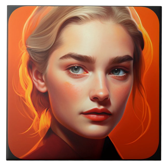 Girl with blue eyes (Frente)