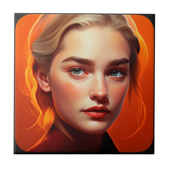 Girl with blue eyes (Frente)