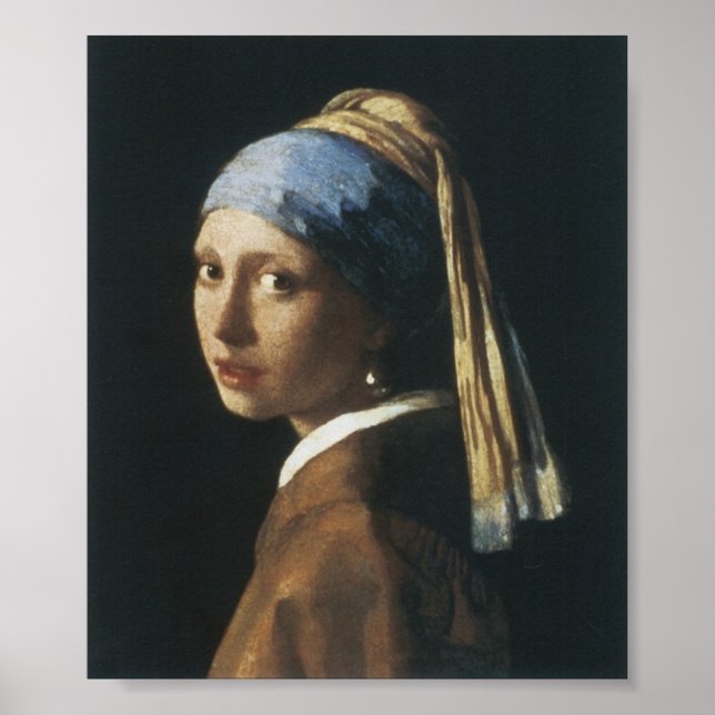 Girl with Pearl Earring Wall Poster (Frente)