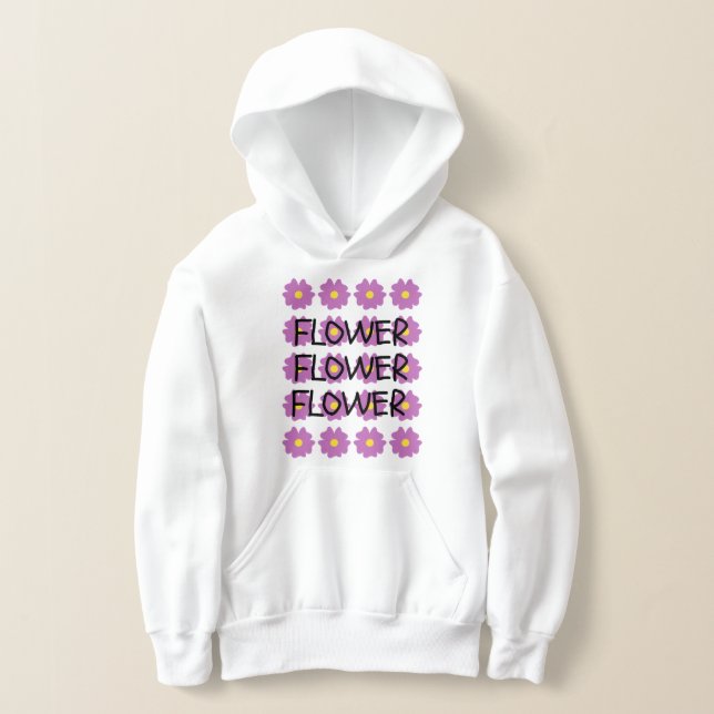 Girls Flowers Hoodie (Postura )