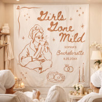 Girls Gone Mild Bandeira de Tapeçaria para Despedi