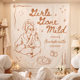 Girls Gone Mild Bandeira de Tapeçaria para Despedi