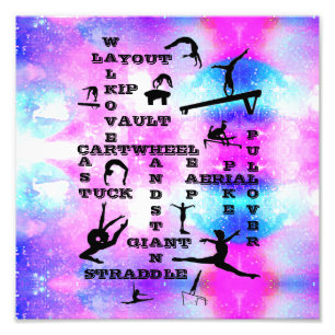 Girls Gymnastics Executa Fotografia Alargada
