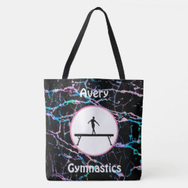 Girls Gymnastics Holograma Balance Beam Tote Bag