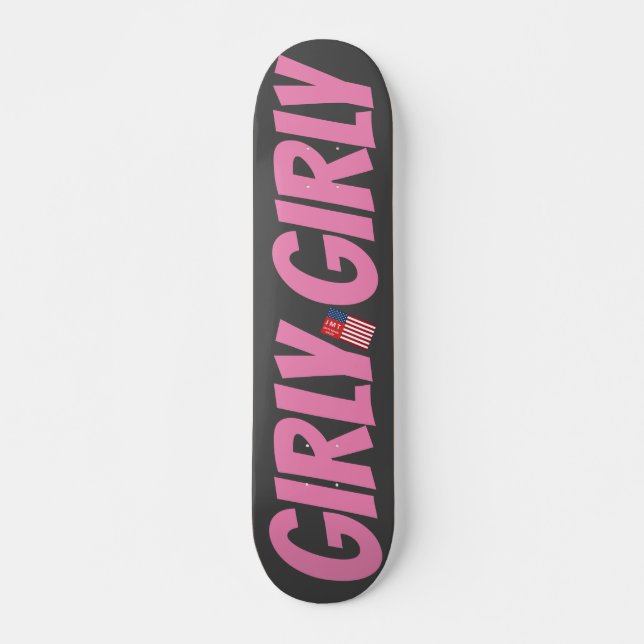 GIRLY GIRLY JMT 7, 3/4", skateboard Deck (Frente)