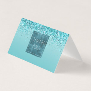 Girly Glitz Aqua Turquoise Glitter