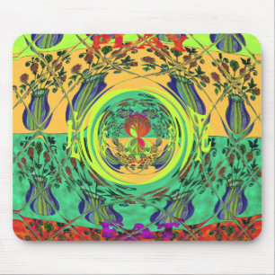 Girly Lovely Floral Mousepad